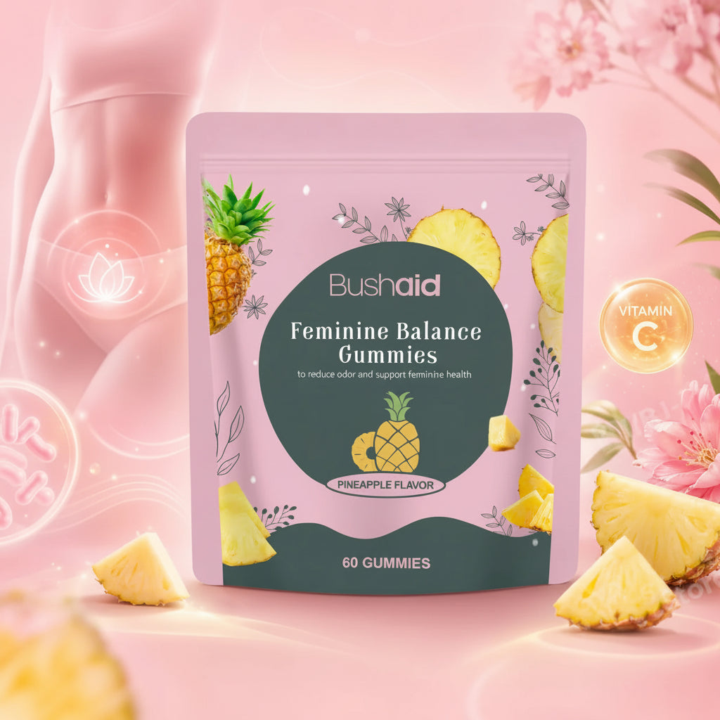 Women's Probiotic Gummies with Lactobacillus Acidophilus, Vitamin C & Pineapple | Feminine Wellness | 60 Gummies