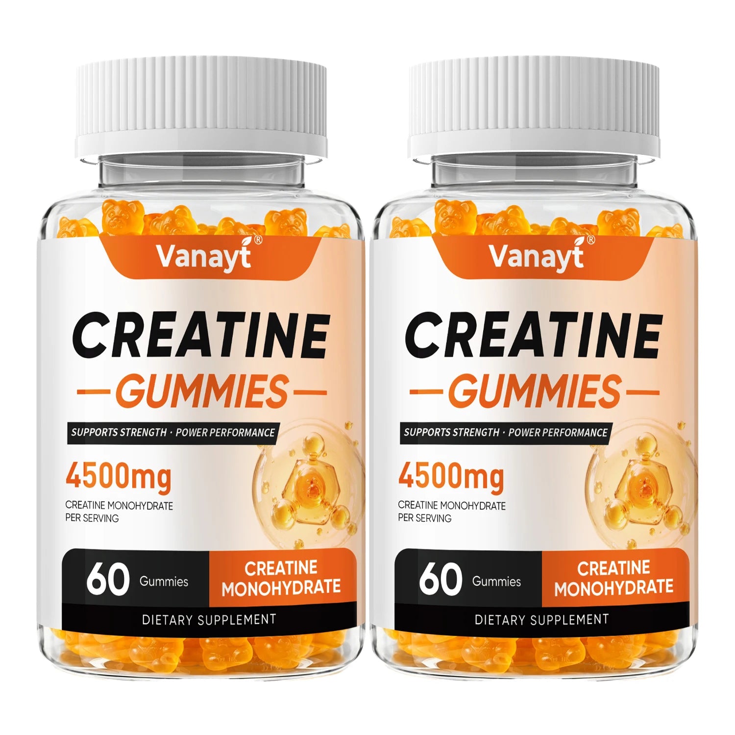 Creatine Monohydrate Gummies 4500mg – Muscle Growth, Strength, Energy & Athletic Performance
