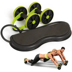 Sport Roller Wheel Abdominal Muscle Trainer Wheel Arm Waist Leg Exercise Multi-functional Exercise Gym Fitness Equipments Sport Product