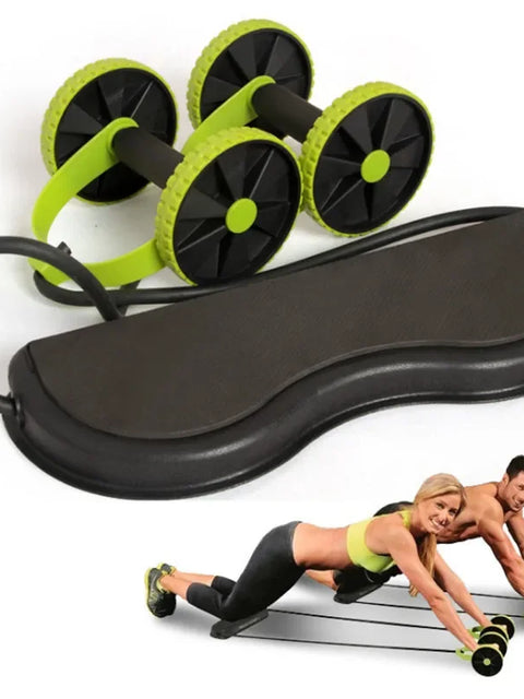 Sport Roller Wheel Abdominal Muscle Trainer Wheel Arm Waist Leg Exercise Multi-functional Exercise Gym Fitness Equipments Sport Product