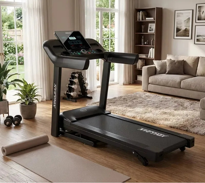 Foldable Smart Incline Treadmill – Ultra-Quiet Home Gym Running Machine | Cipher Athletics