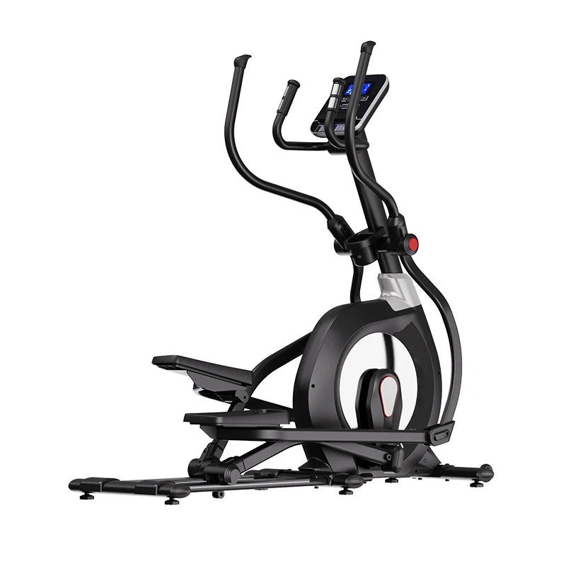 App-Controlled Gym Elliptical Machine 16 Gear Electric Magnetic Cross Trainer LED Screen Fitness Equipment