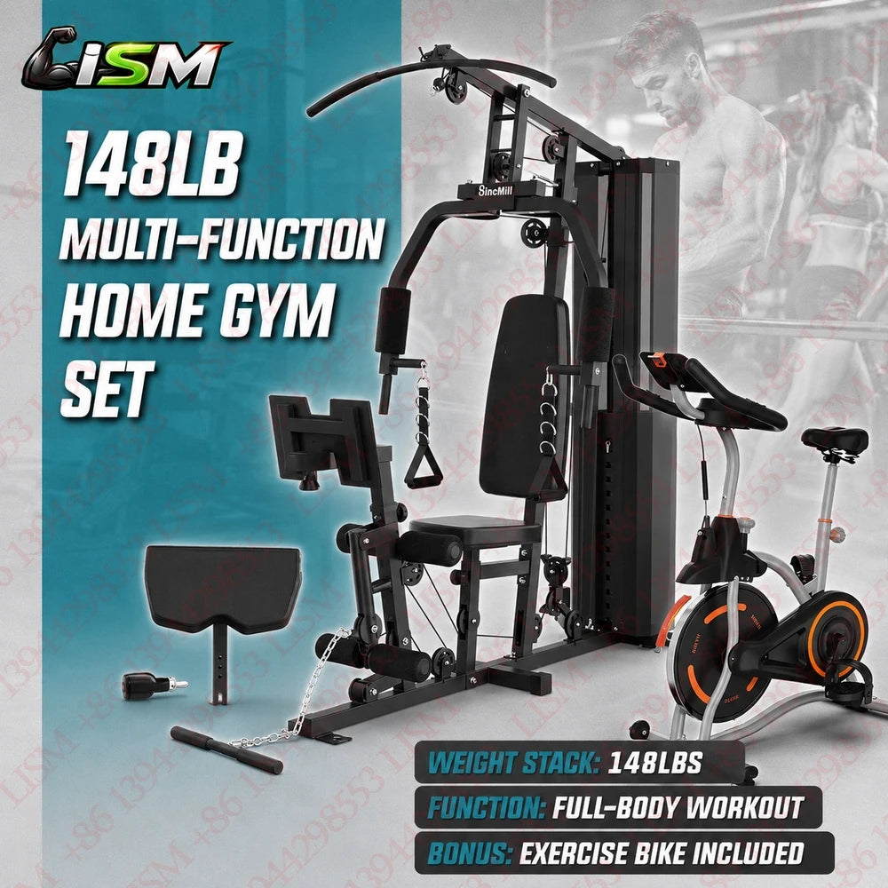 148LB Home Gym Cable Machine – Full Body Strength Training Equipment | Cipher Athletics