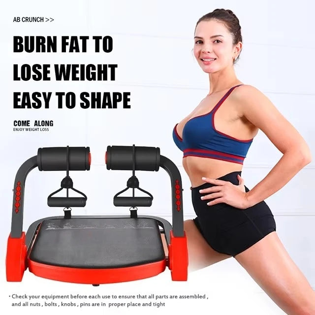 ABS Crunch Machine – Multi-Function Core Trainer with Adjustable Resistance for Body Shaping, Strength & Slimming