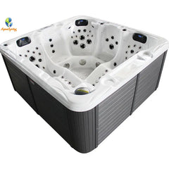 Freestanding Acrylic Hot Tub Spa – 3 Person Outdoor Jacuzzi with 35 Massage Jets & Balboa System