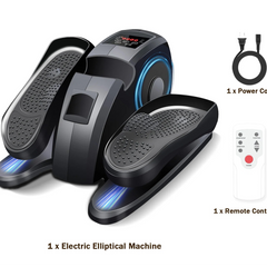 Under-Desk Elliptical Pedal Exerciser with Remote – Quiet Seated Leg Trainer | Cipher Athletics