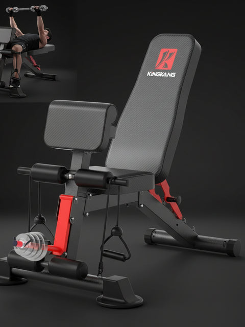 14-in-1 Foldable Dumbbell Bench | 1000 lbs Capacity | 6 Adjustable Incline Levels