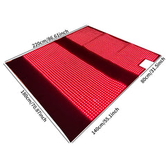 Full Body Red Light Therapy Sleeping Bag | LED Infrared Blanket Mat for Home Use (71")