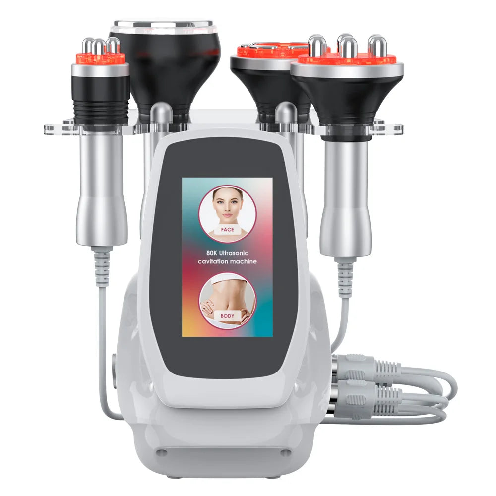 4-in-1 80K Cavitation Ultrasonic Body Slimming Machine | Skin Tightening & Face Lifting