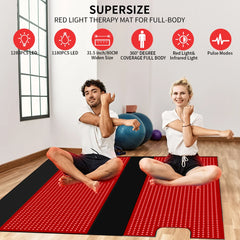 Full Body Red Light Therapy Sleeping Bag | LED Infrared Blanket Mat for Home Use (71")