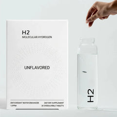 Molecular Hydrogen Water Tablets – 12PPM, Magnesium-Infused for Energy, Antioxidant Support & Inflammation Relief, 30 Tablets