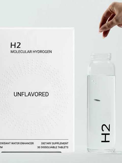 Molecular Hydrogen Water Tablets – 12PPM, Magnesium-Infused for Energy, Antioxidant Support & Inflammation Relief, 30 Tablets
