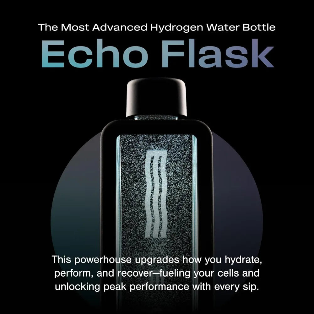 Hydrogen Water Bottle | SPE & PEM Technology Glass Flask H2 Generator