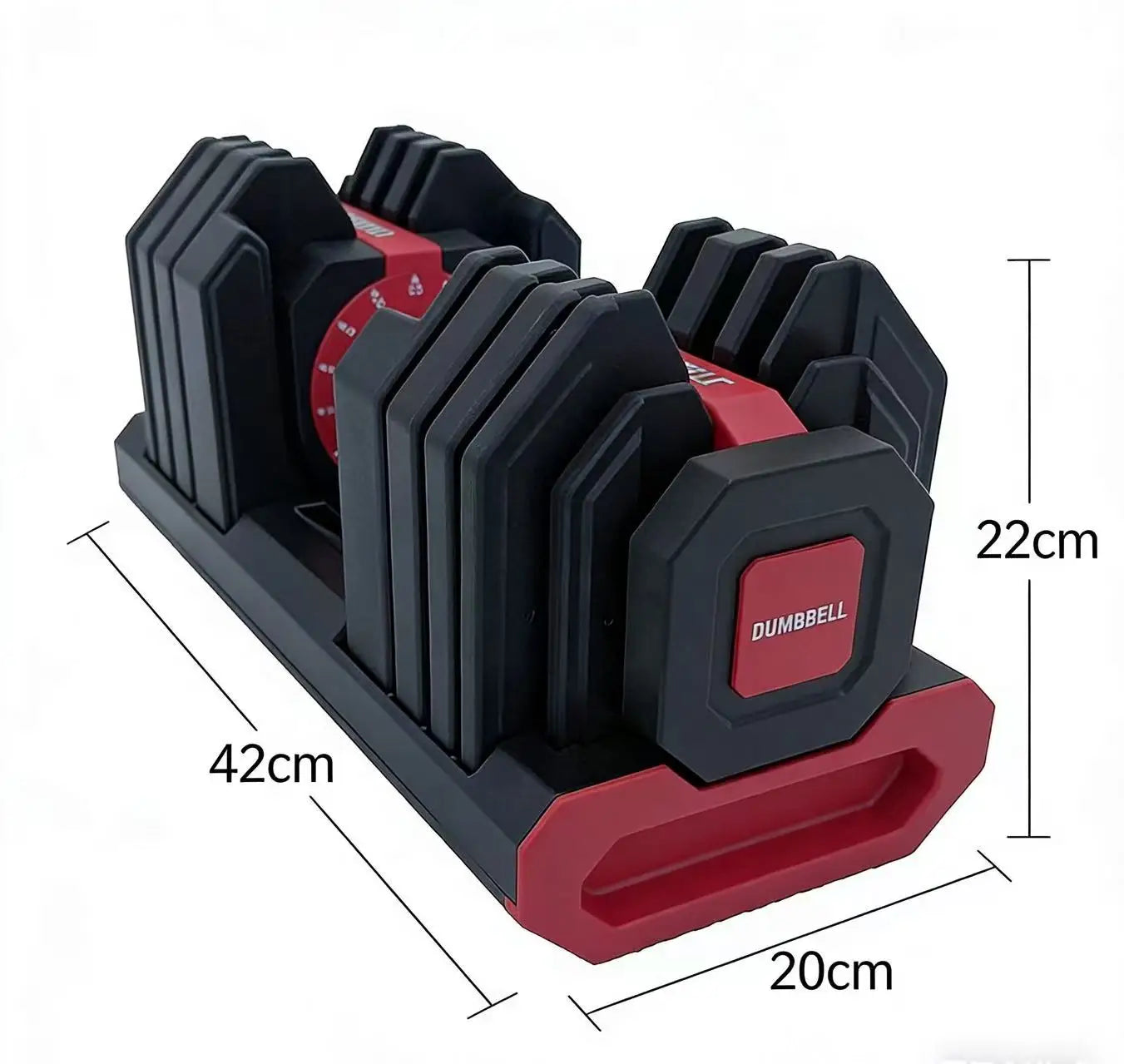 Adjustable Dumbbell Set – Auto-Lock 20-25 kg Home Gym Weight | Cipher Athletics