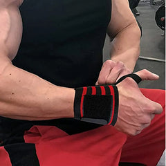 Wrist Wraps for Weightlifting – Elastic Breathable Wrist Support for Gym, Powerlifting & Bench Press, Men & Women