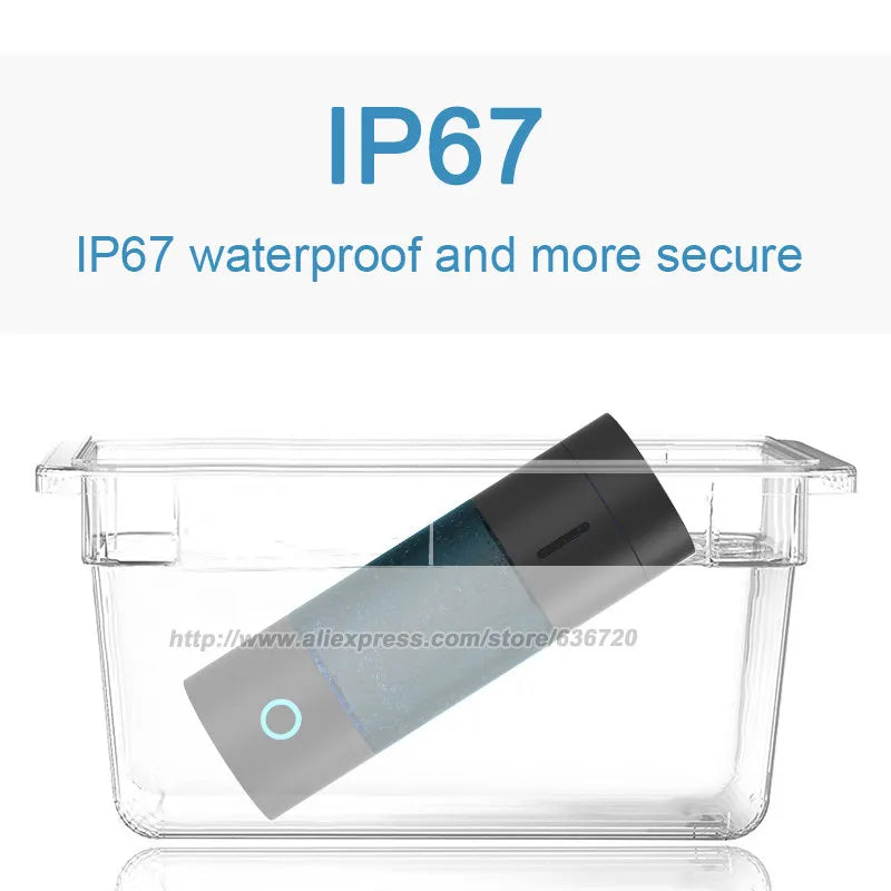Hydrogen Water Pitcher Up to 5000 PPB Hydrogen Water Bottle Generator IP67 Waterproof