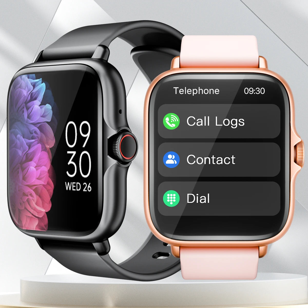 DESERTCAT 1.83" Smart Watch | Bluetooth Calling, Sleep Monitor, Pedometer & Alerts | iOS & Android