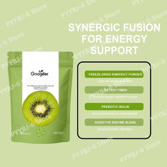 Kiwifruit Powder Sachets with Prebiotics and Enzymes Supports Intestinal Digestion and Bowel Aid, 30 Sachets