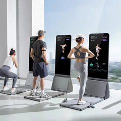 AEKE Integrated Wellness Design Statement 43" Smart Home Gym Fitness Mirror with Touch Screen Wi-Fi Connected Training