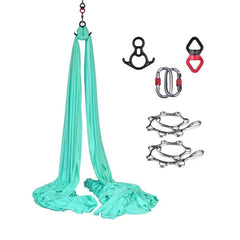 Aerial Yoga Silk Hammock – 8 Meter Satin Yoga Swing Set, 2.8m Wide, Anti-Gravity Inversion Tool, 15 Colors