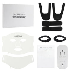 7-Color LED Face & Neck Mask Set | Photon Therapy for Skin Rejuvenation & Repair