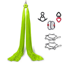 Aerial Yoga Silk Hammock – 8 Meter Satin Yoga Swing Set, 2.8m Wide, Anti-Gravity Inversion Tool, 15 Colors
