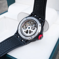 Automatic Watch Luminous Waterproof Silicone Strap Military Watches for Men RD-701