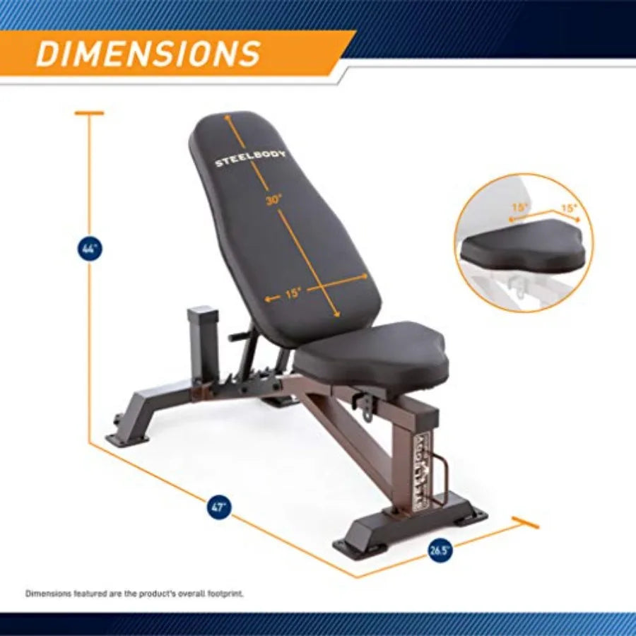 Adjustable Weight Bench – Deluxe Home Gym Bench for Strength Training | Cipher Athletics
