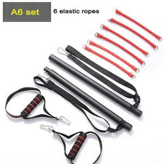 Resistance Band Pilates Bar Set – Full Body Strength & Yoga Fitness Trainer