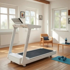 Home Smart Foldable Treadmill Indoor Electric Fitness Equipment with Heart Rate Test for Studio Workouts