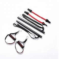 Resistance Band Pilates Bar Set – Full Body Strength & Yoga Fitness Trainer