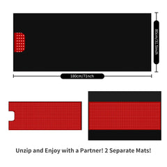 Full Body Red Light Therapy Sleeping Bag | LED Infrared Blanket Mat for Home Use (71")