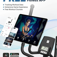 Elliptical Machine – Hyper-Quiet 16-Level Resistance, 350 LB Capacity | Cipher Athletics