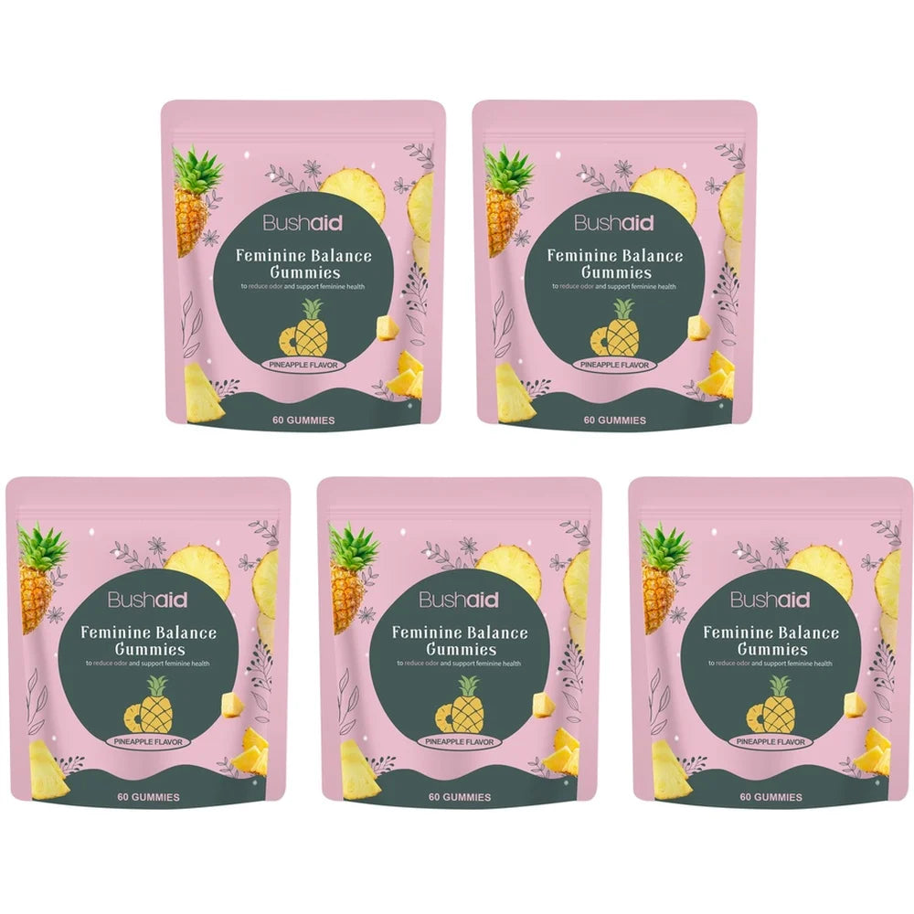 Women's Probiotic Gummies with Lactobacillus Acidophilus, Vitamin C & Pineapple | Feminine Wellness | 60 Gummies