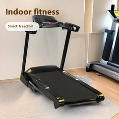 Home Smart Foldable Treadmill Indoor Electric Fitness Equipment with Heart Rate Test for Studio Workouts