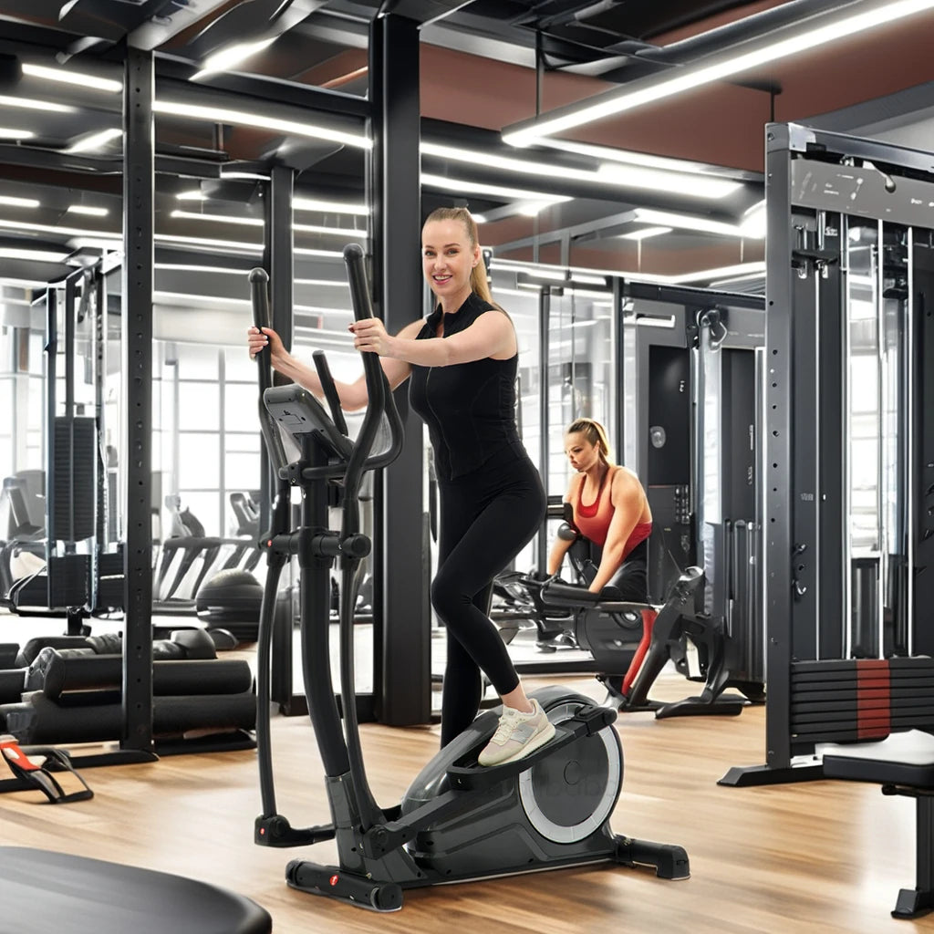 Magnetic Elliptical Cross Trainer – 8-Level Resistance Home Cardio Machine | Cipher Athletics
