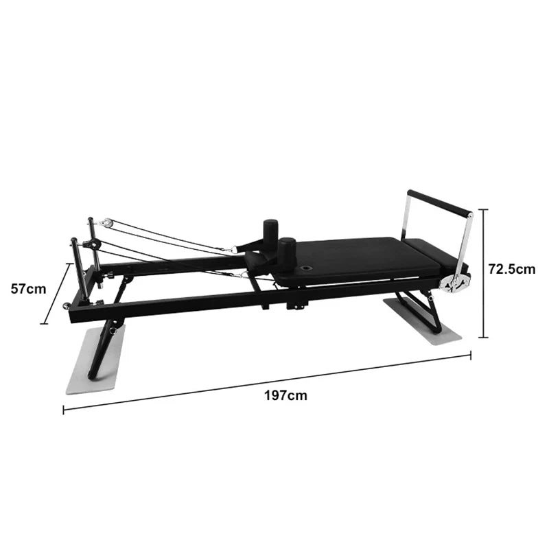 Pilates Reformer Home Gym – Full Body Yoga Bed Fitness Machine (250KG Capacity)