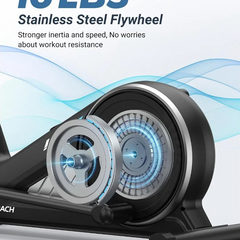 Elliptical Machine – Hyper-Quiet 16-Level Resistance, 350 LB Capacity | Cipher Athletics