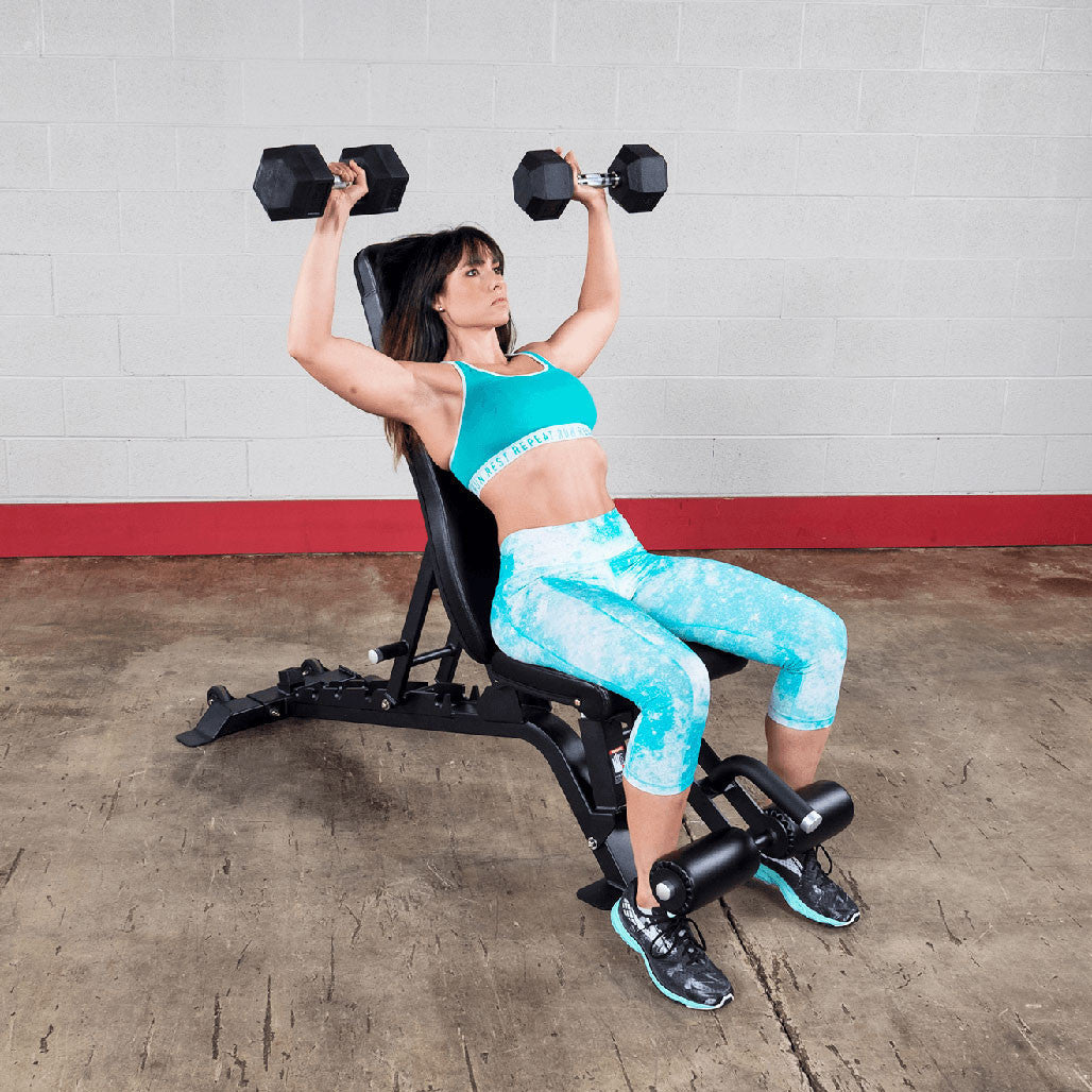Pro ClubLine SFID425 Adjustable Bench – Flat, Incline & Decline Commercial Weight Bench