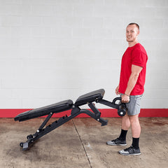 Pro ClubLine SFID425 Adjustable Bench – Flat, Incline & Decline Commercial Weight Bench
