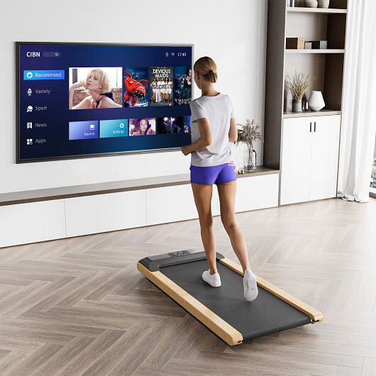 Ultra-Slim Walking Pad Treadmill – 2.25HP Under-Desk Treadmill with App Control