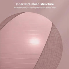 Yoga Ball With Air Pump Anti-slip Physical Therapy