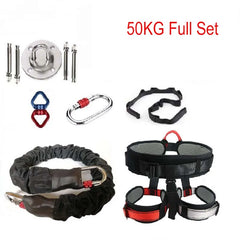 Bungee Dance Training Kit – Anti-Gravity 4D Resistance System with Harness, CE Swivel & Daisy Chain, 50/70/90kg
