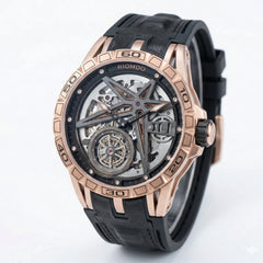 Automatic Watch Luminous Waterproof Silicone Strap Military Watches for Men RD-701