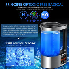 2L Hydrogen Rich Water Kettle | Electric Ionizer & Generator for Home Use (100–240V)