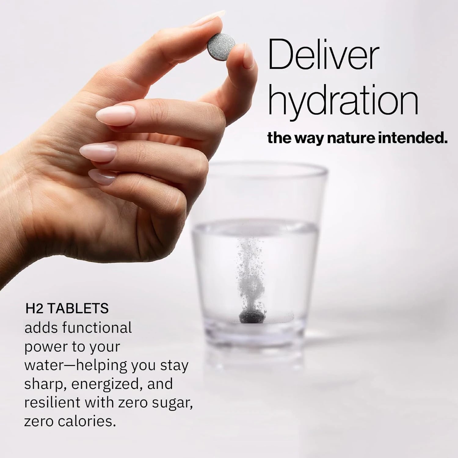 Molecular Hydrogen Water Tablets – 12PPM, Magnesium-Infused for Energy, Antioxidant Support & Inflammation Relief, 30 Tablets
