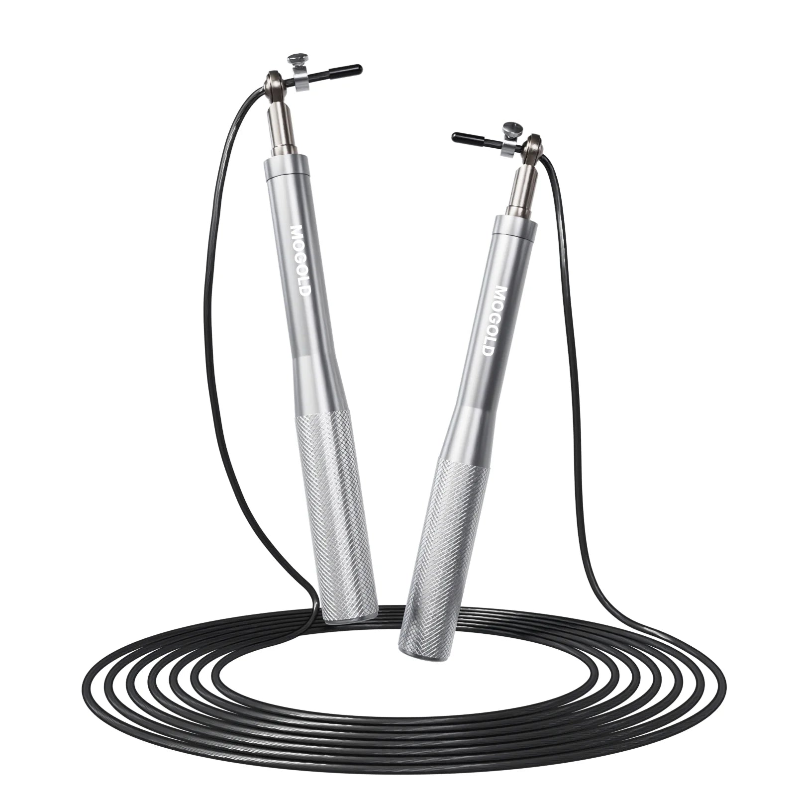 Professional Jump Rope with Ball Bearings | Aluminum Alloy Handles & Adjustable Steel Cable