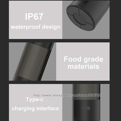 Up to 5000 PPB Hydrogen Water Bottle Generator IP67 waterproof design Performance  SPE+PEM Dual Chamber Technology