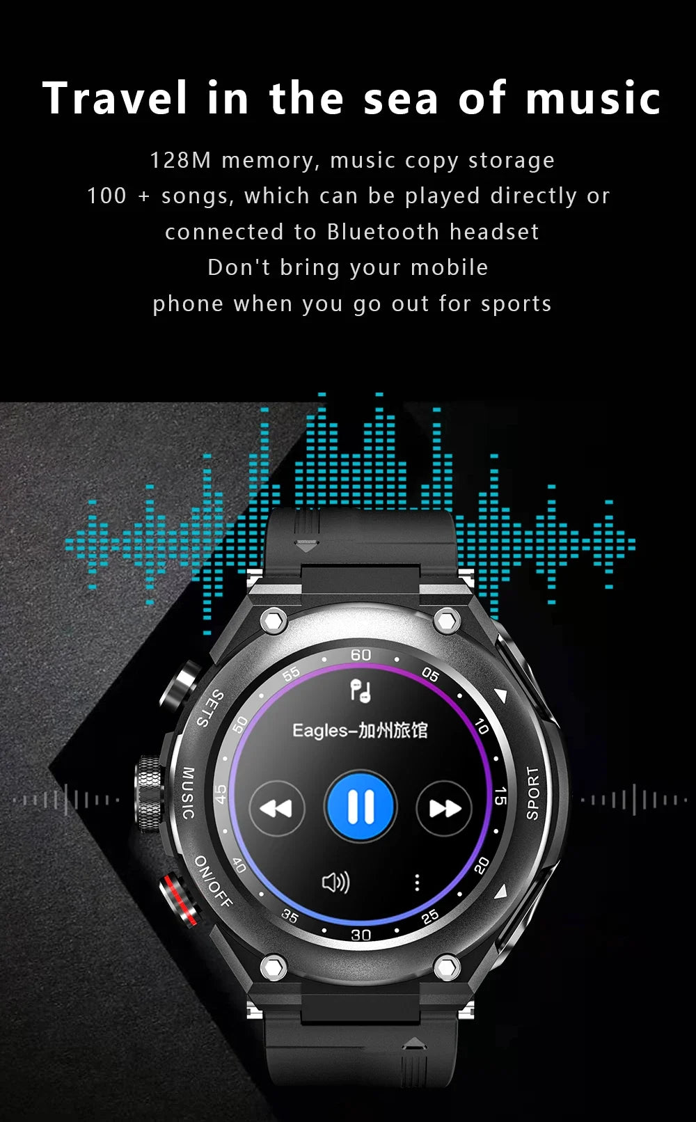 New T92 Smart Watch 2-in-1 TWS Bluetooth Headset Dial Call Local Music Heart Rate Blood Pressure