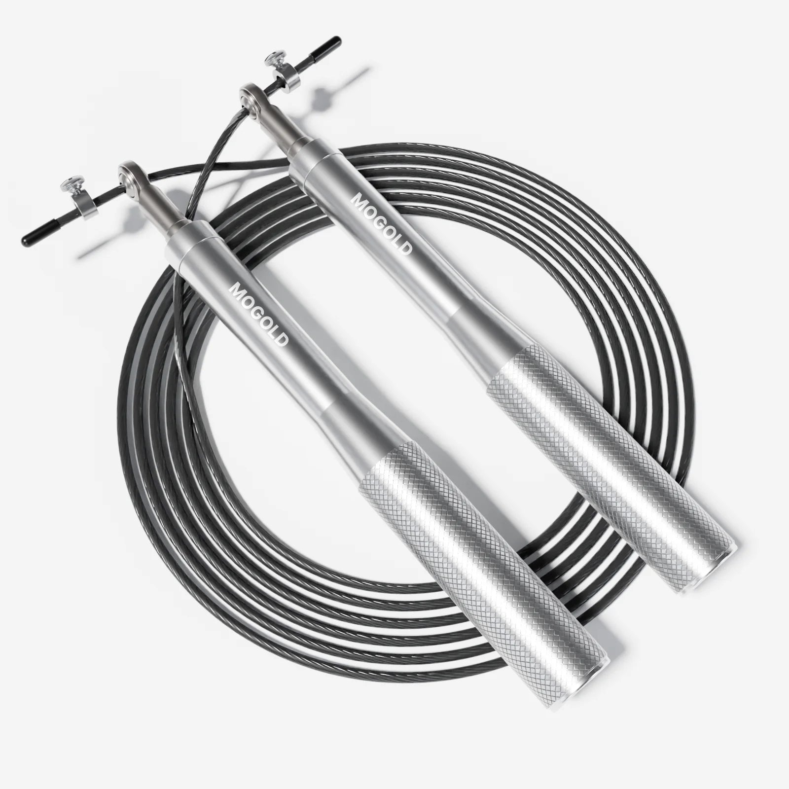 Professional Jump Rope with Ball Bearings | Aluminum Alloy Handles & Adjustable Steel Cable